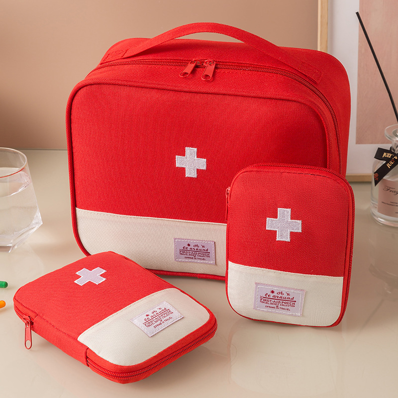 First Aid Bag Kit - 3 Buah/Set Tas Penyimpanan Medis Portabel