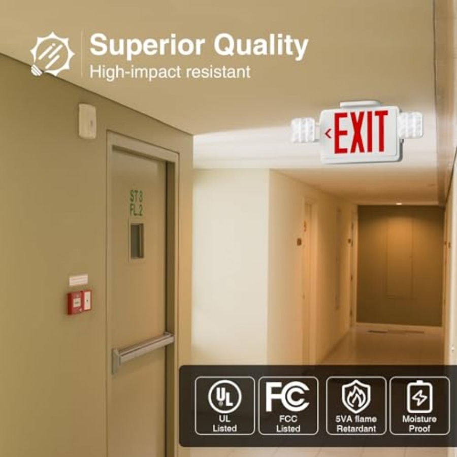 Tanda Keluar LED dengan Lampu  - Emergency Exit Sign ulasan dan harga
