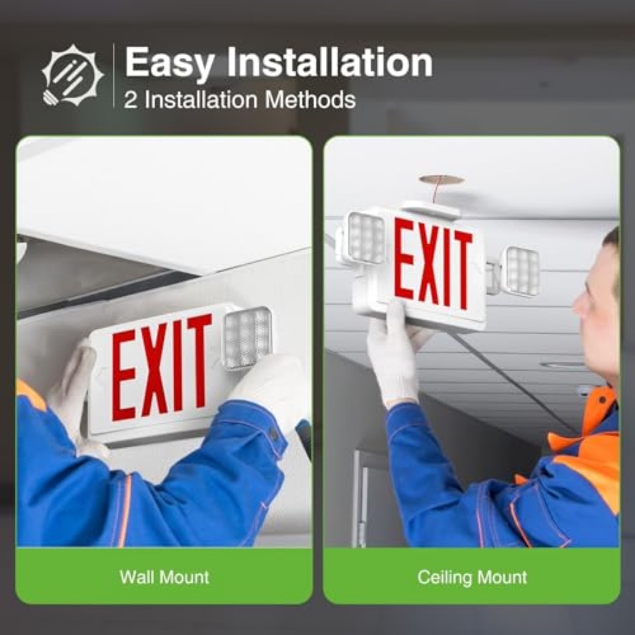 Tanda Keluar LED dengan Lampu  - Emergency Exit Sign ulasan dan harga
