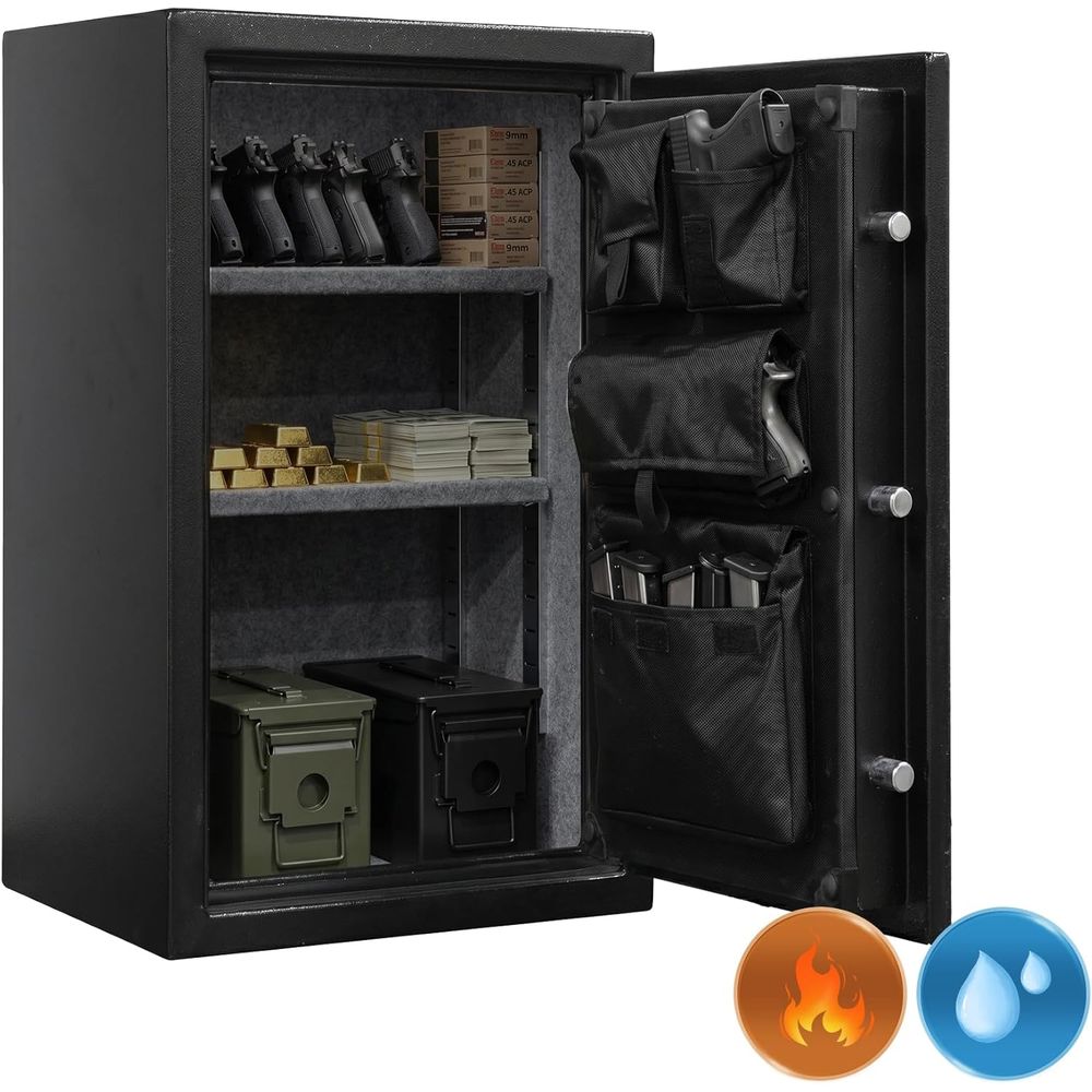 Brankas Pistol Besar dengan Ku - Fire Safe Document ulasan dan harga