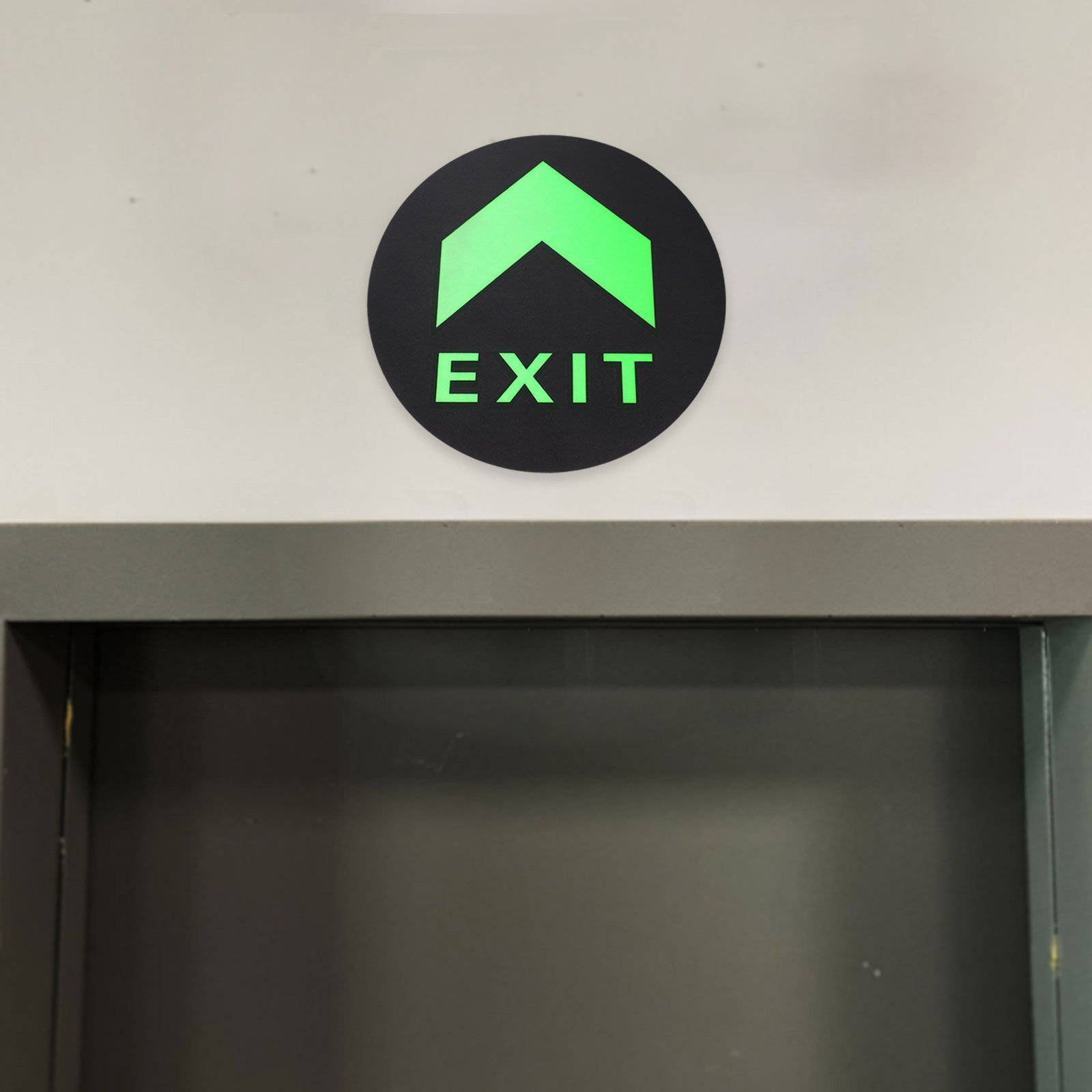 5Pcs Stiker Lantai Tanda Kelua - Emergency Exit Sign ulasan dan harga
