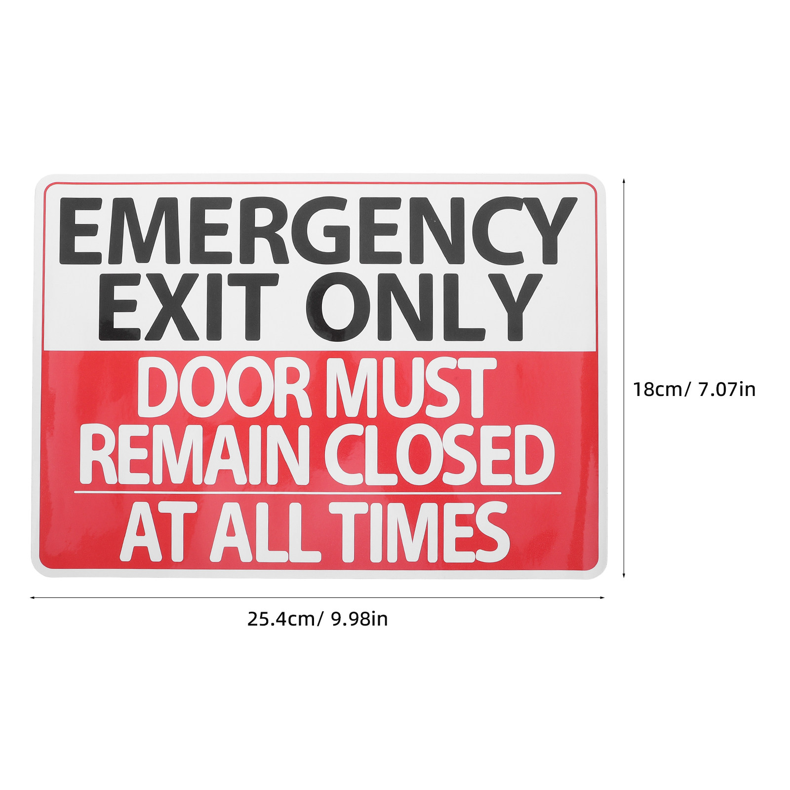 4Pcs Stiker Tanda Darurat Pint - Emergency Exit Sign ulasan dan harga