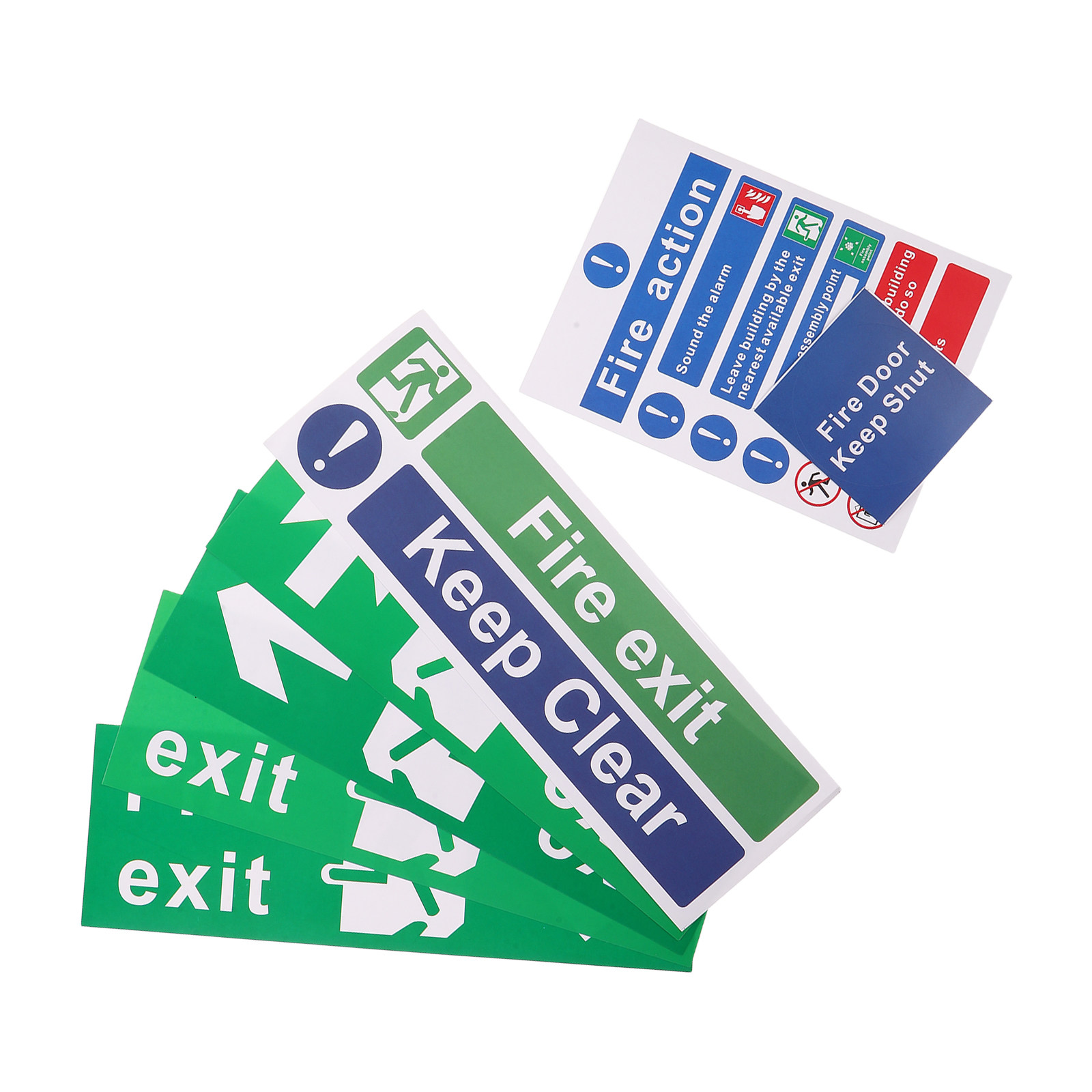 21Pcs Stiker PVC Perekat untuk - Emergency Exit Sign ulasan dan harga