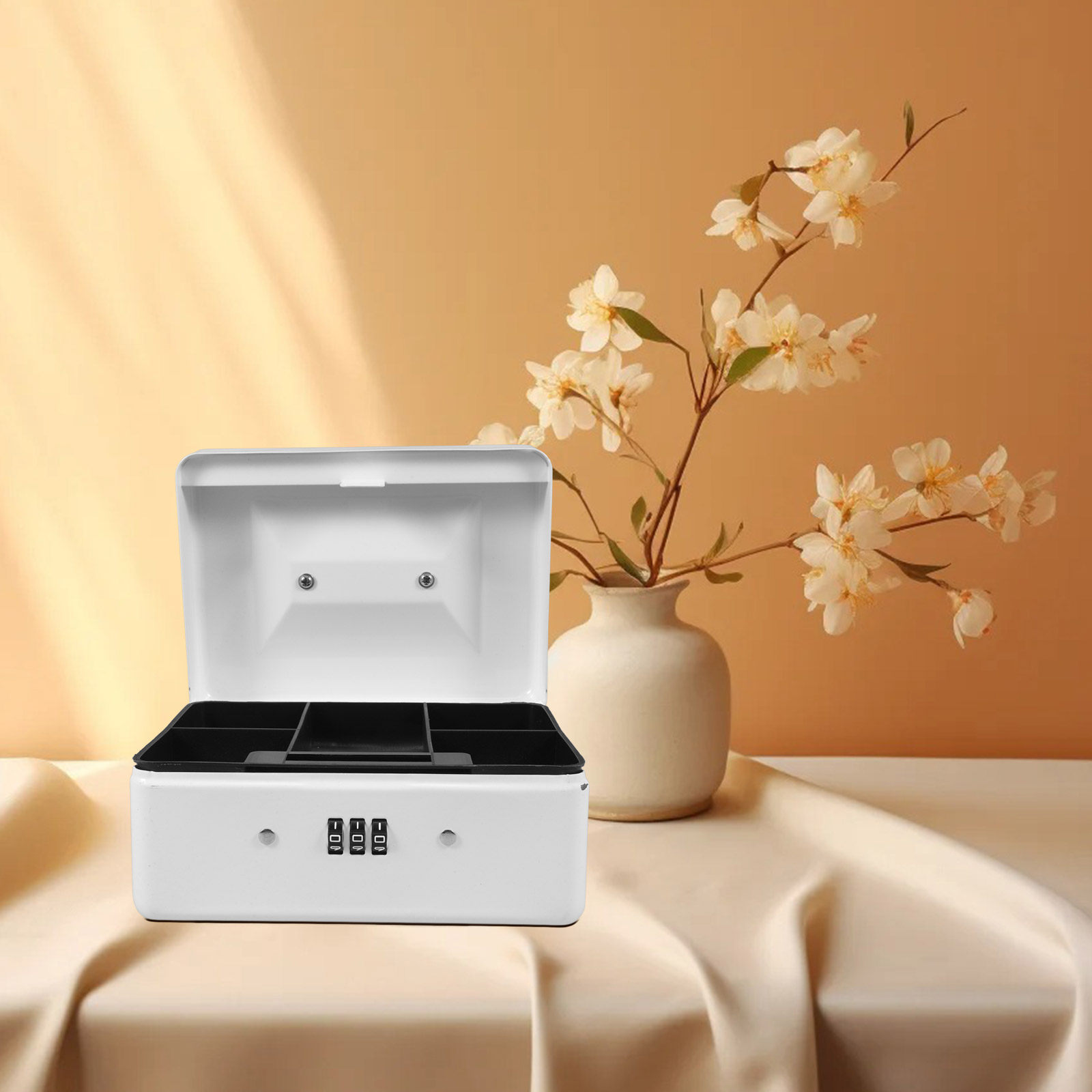 Kotak Uang Baja dengan Kunci K - Lockbox Key Secure ulasan dan harga