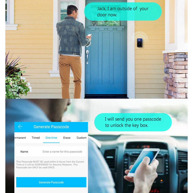 【Kue Panas】 10X Kotak Kunci Pi - Lockbox Key Secure ulasan dan harga